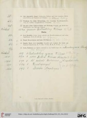 Diele (Nr. 185-188)