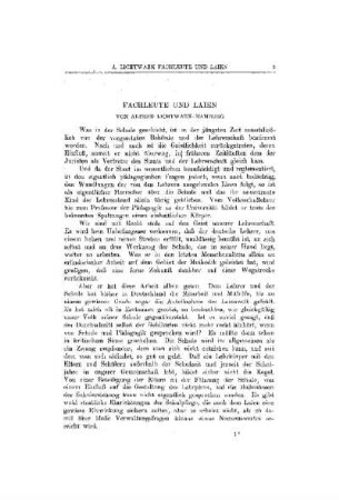 Fachleute und Laien