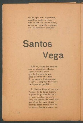 Santos Vega