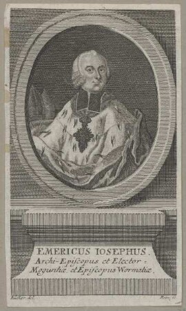 Bildnis des Emericus Iosephus