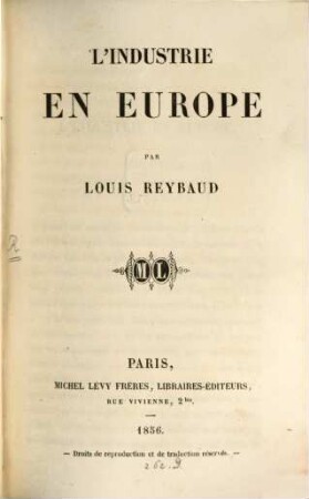 L'Industrie en Europe