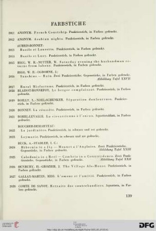 Farbstiche (Nr. 2011-2105)
