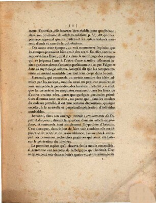 Rapport sur un mémoire de M. Jacobson