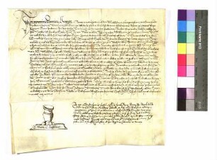 Annahme des Kanonikats im Stift Comburg durch Conrad Christophor von Bühel nach der Resignation des Wilhelm von Adelsheim