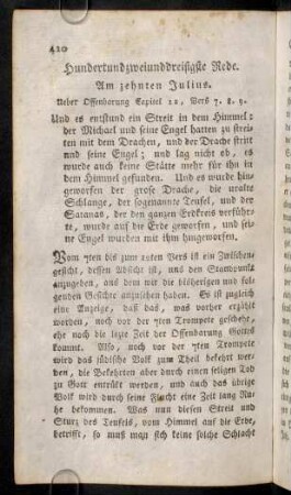 420-431, Hundertundzweiunddreisigste Rede. - Hundertundfünfunddreisigste Rede.