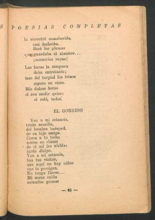 El gorrión