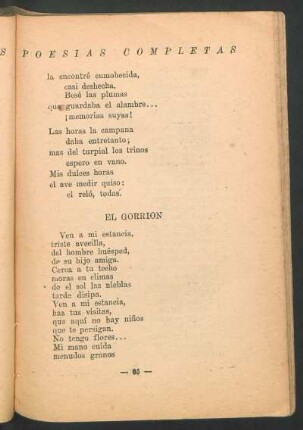 El gorrión