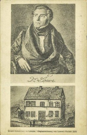 Dr Loewe - Loewe's Geburtshaus in Löbejün [...]