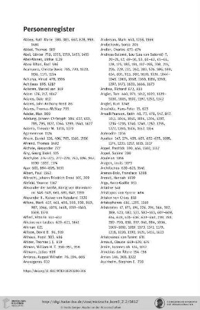 Personenregister