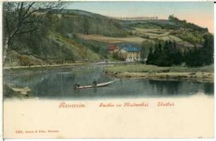Roßwein. Partie im Muldental, Talbad