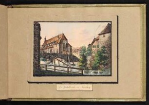 Die Spitalkirche in Nürnberg. - Spitalkirche Heilig Geist, Nürnberg