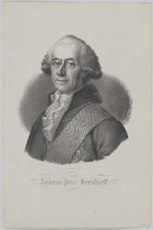Bildnis des Andreas Peter von Bernstorff