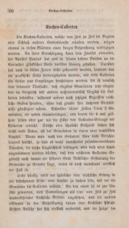 380-384 Kirchen-Collecten