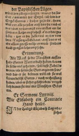 Wie Elisabeth ein Contracte Hand heilet.