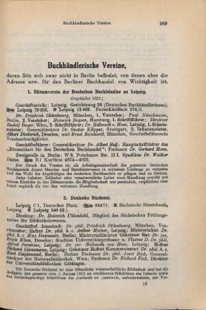 Buchhändlerische Vereine