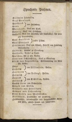 Sprechende Personen