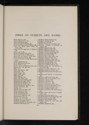 Index of subjects and names