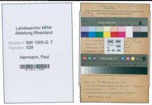 Entnazifizierung Paul Herrmann , geb. 28.01.1900 (Fachschriftstellter)