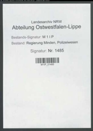 Nachweisungen über beschlagnahmtes Vermögen staatsfeindlicher Organisationen und Einzelpersonen im Amt Brackwede