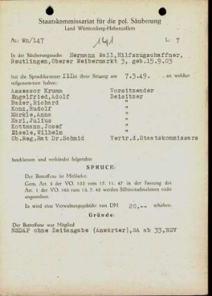 Wall, Hermann