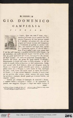 Gio. Domenico Campiglia pittore