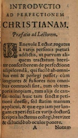 Introductio ad perfectionem christianam