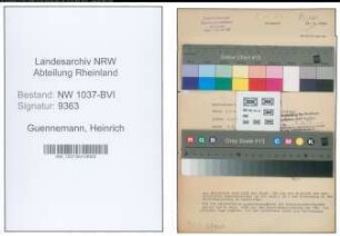 Entnazifizierung Heinrich Guennemann , geb. 04.01.1897 (Kaufmann)