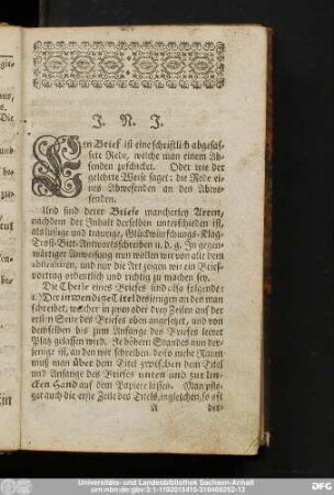 [Anweisung zum Briefschreiben.]