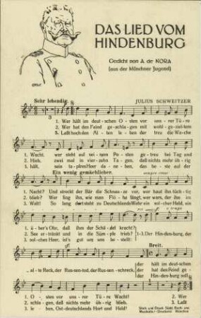 Das Lied vom Hindenburg