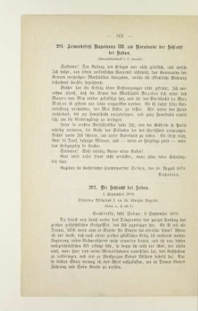 292. Die Schlacht bei Sedan