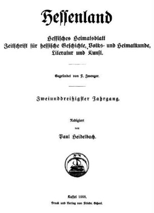 Nr. 1/2, Januar-Doppelheft 1918