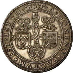 Medaille auf das Bündnis der nach 42-jährigem Kampf befreiten Niederlande mit Frankreich und England, 1609