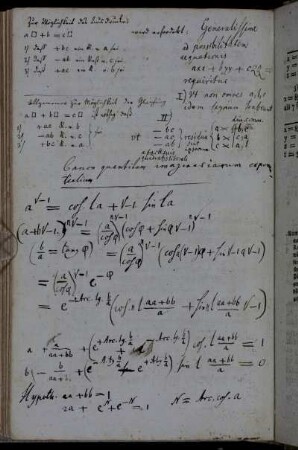 quadratische Formen, imaginäre Größen (Werke X,1:86-87)
