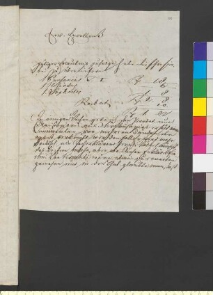Brief von Weigel, Johann August Gottlob an Goethe, Johann Wolfgang von
