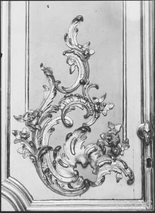 Potsdam, Stadtschloss, Konzertzimmer Friedrich II., R.: 10, Türornamentdetail.