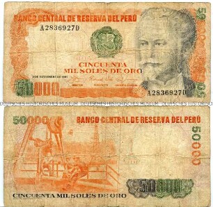 Peru, 50.000 Soles