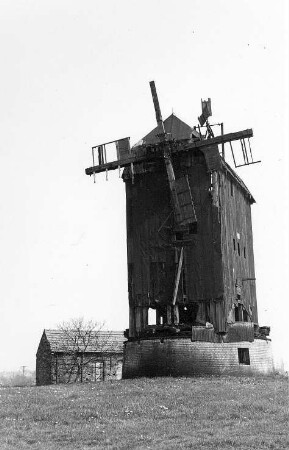 Bautzen-Oehna. Paltrockmühle (vor 2002 bis auf den Sockel abgebrochen)