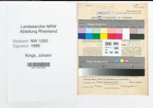 Entnazifizierung Johann Kings , geb. 26.05.1905 (Spediteur)