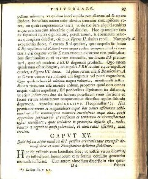 Capvt XV. Quid iustum atque iniustum sit? pressius accuratiusque exemplis demonstratur et noua Nomostatices doctrina stabilitur.