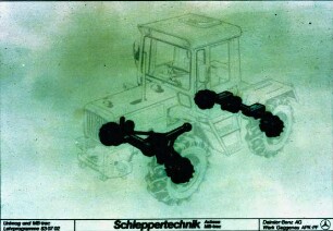 Schleppertechnik - Achsen MB Trac