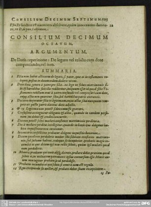 Consilium Decimum Octavum
