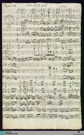 Symphonies - Mus. Hs. 620 : orch; C; BrinzingMWV 7.137