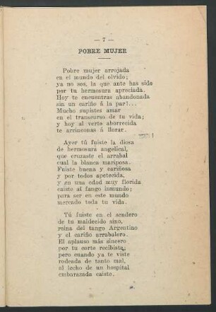 Pobre mujer