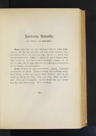 Harberts Reinette. (In Waldeck auch Stiftsapfel.)