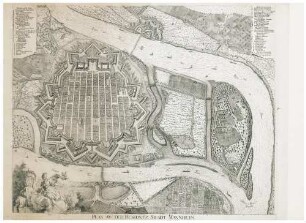 Plan der Residentz Stadt Mannheim