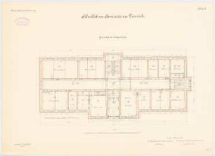 Schullehrerseminar, Linnich: Grundriss Erdgeschoss 1:100