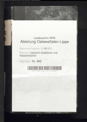 Salbücher der Stadt Blomberg 1634-1675