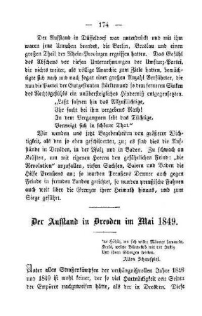 Der Aufstand in Dresden im Mai 1849