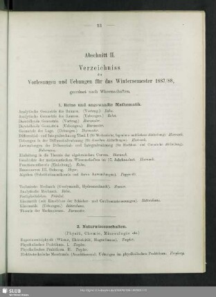 1. Reine und angewandte Mathematik