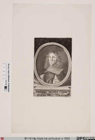 Bildnis Johann Jacob Sahr (Saar)